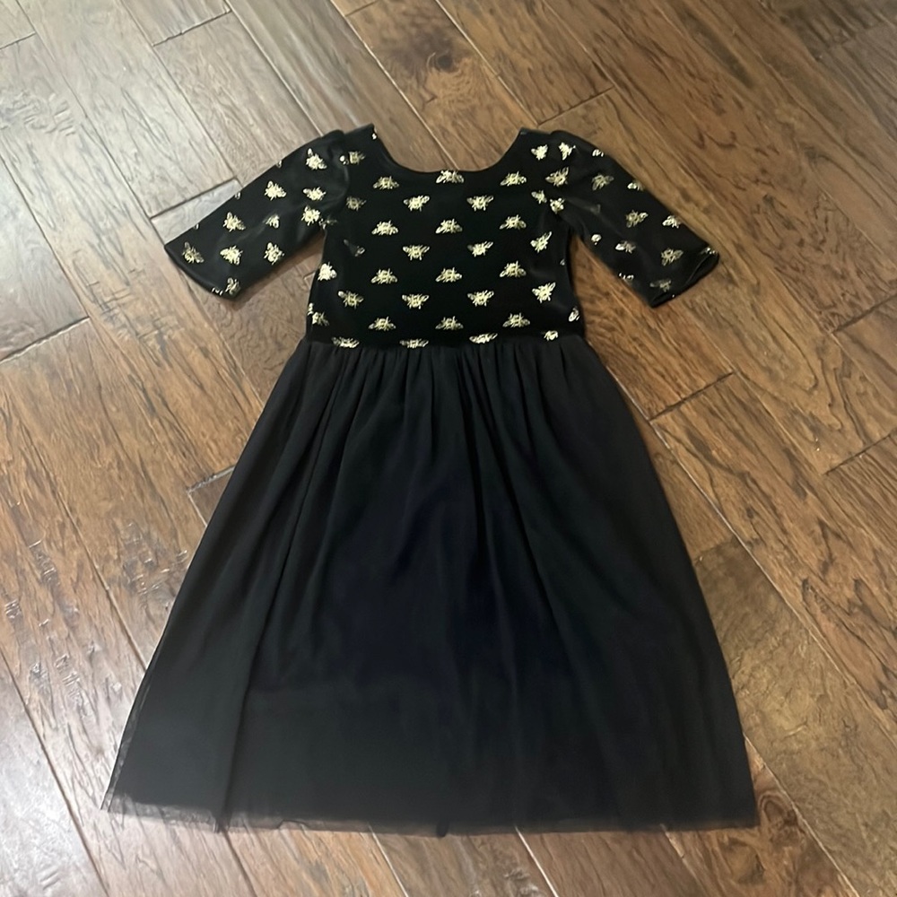 Girls Pegeen black dress